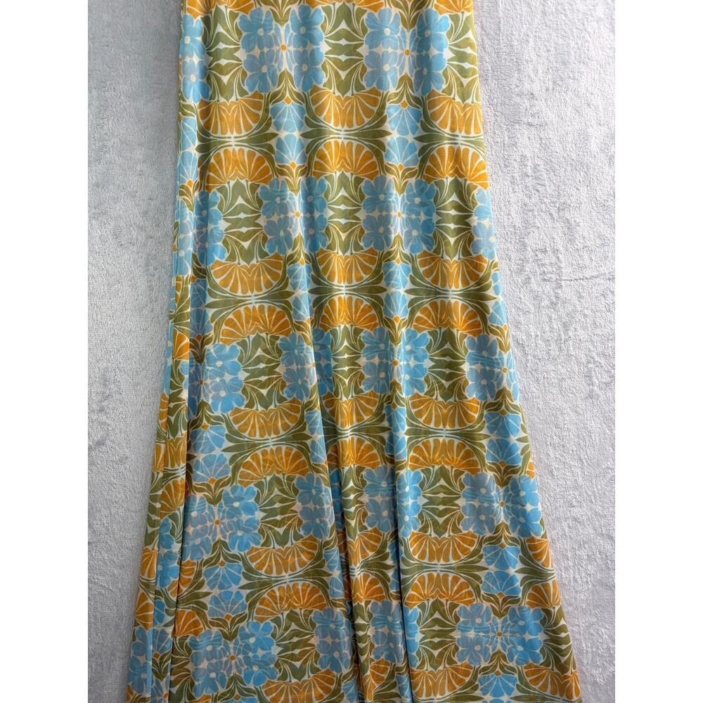 MISA Los Angeles Ekat Maxi Skirt - NWT - Blue Citrus Print - Size XS - Picture 5 of 10